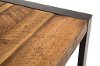 Metal/ Reclaimed Wood Coffee Table - Brixton-3