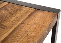 Metal/ Reclaimed Wood Coffee Table - Brixton-3