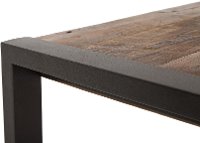 Metal/ Reclaimed Wood Coffee Table - Brixton-4