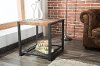 Metal/ Reclaimed Wood End Table - Brixton