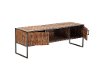 Natural Brown Wooden 60 Inch TV Stand - Brixton-4