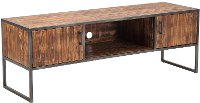 Natural Brown Wooden 60 Inch TV Stand - Brixton-8
