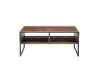 Natural Wood Brown Coffee Table - Brixton-1
