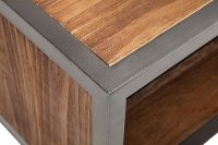 Natural Wood Brown Coffee Table - Brixton-4