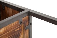 Natural Wood Brown Coffee Table - Brixton-5