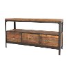 Reclaimed Wood Brown TV Stand (60 Inch) - Brixton-3