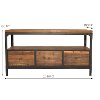 Reclaimed Wood Brown TV Stand (60 Inch) - Brixton-4