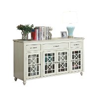 White Contemporary 60 Inch TV Stand - Copeland-7