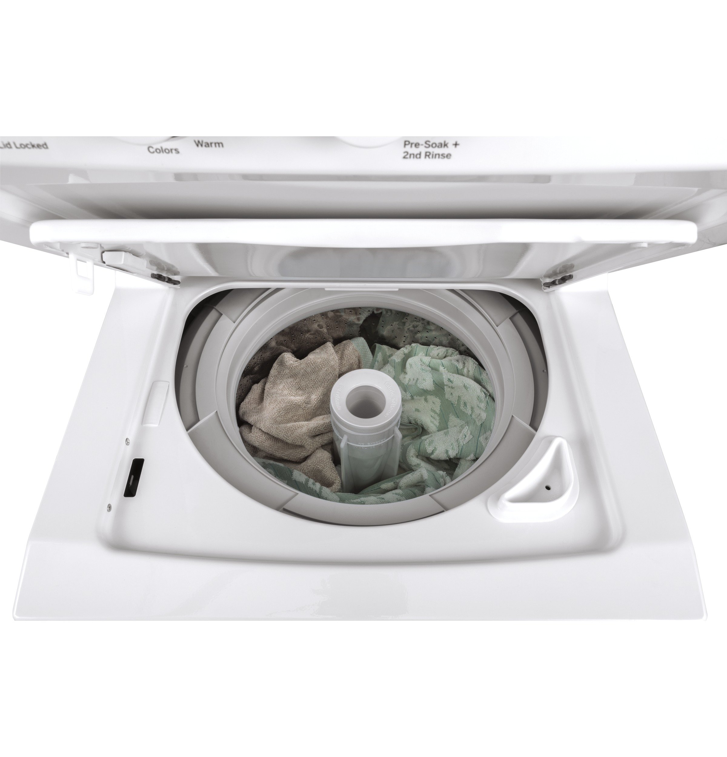 GUD24ESSMWW GE Spacemaker Washer and Electric Dryer Pair - White-2
