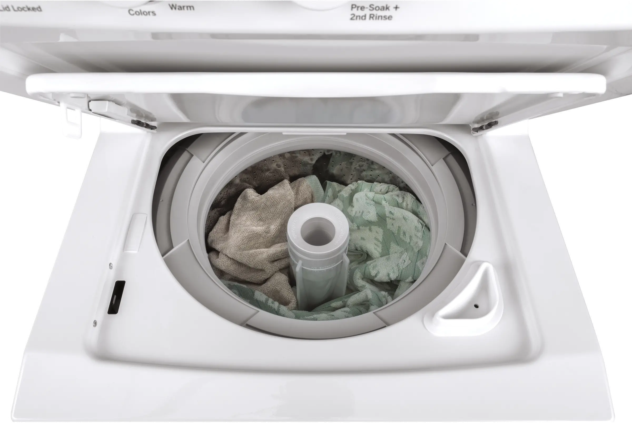 GUD24ESSMWW GE Spacemaker Washer and Electric Dryer Pair - White-2