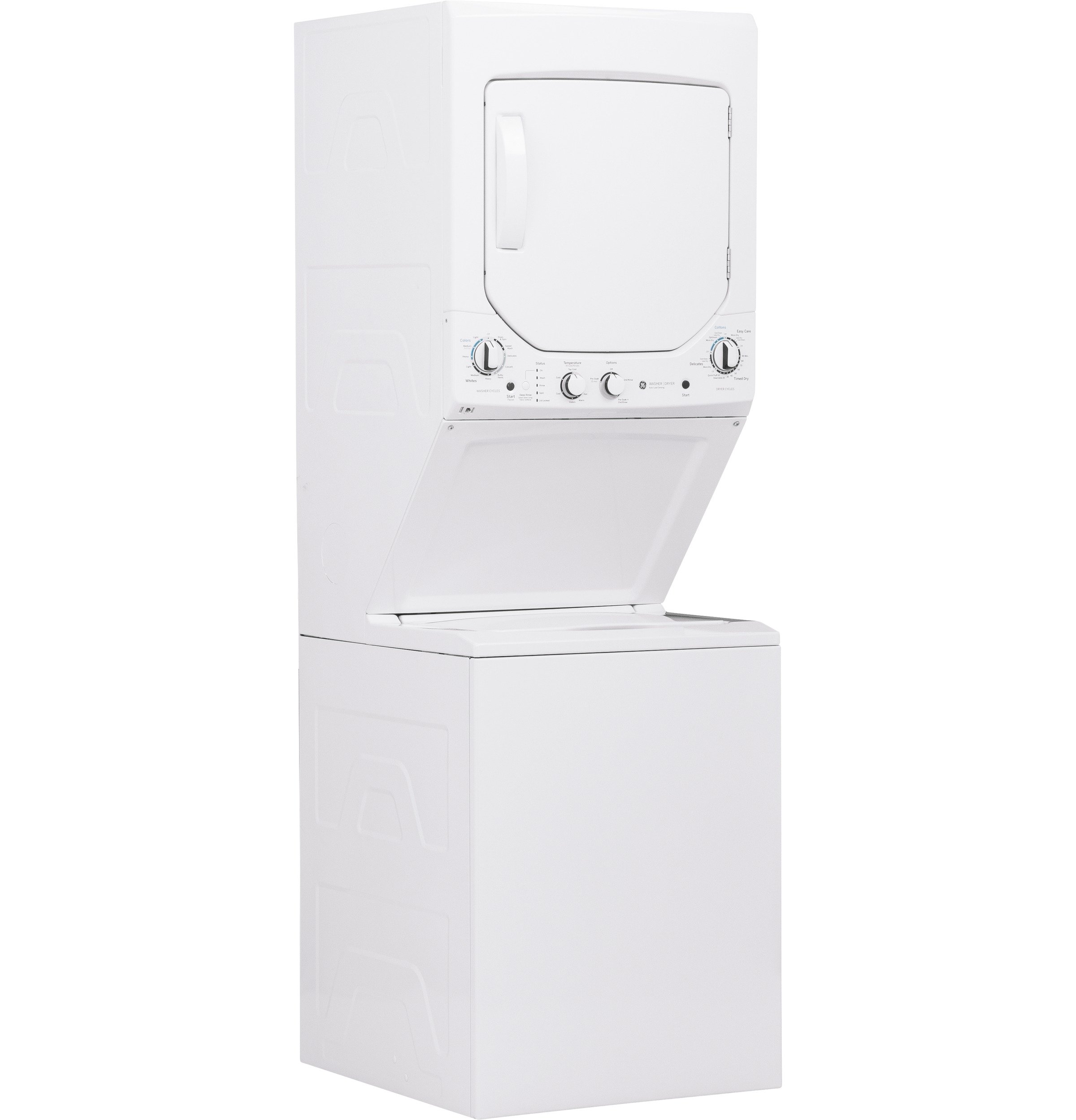 GUD24ESSMWW GE Spacemaker Washer and Electric Dryer Pair - White-4