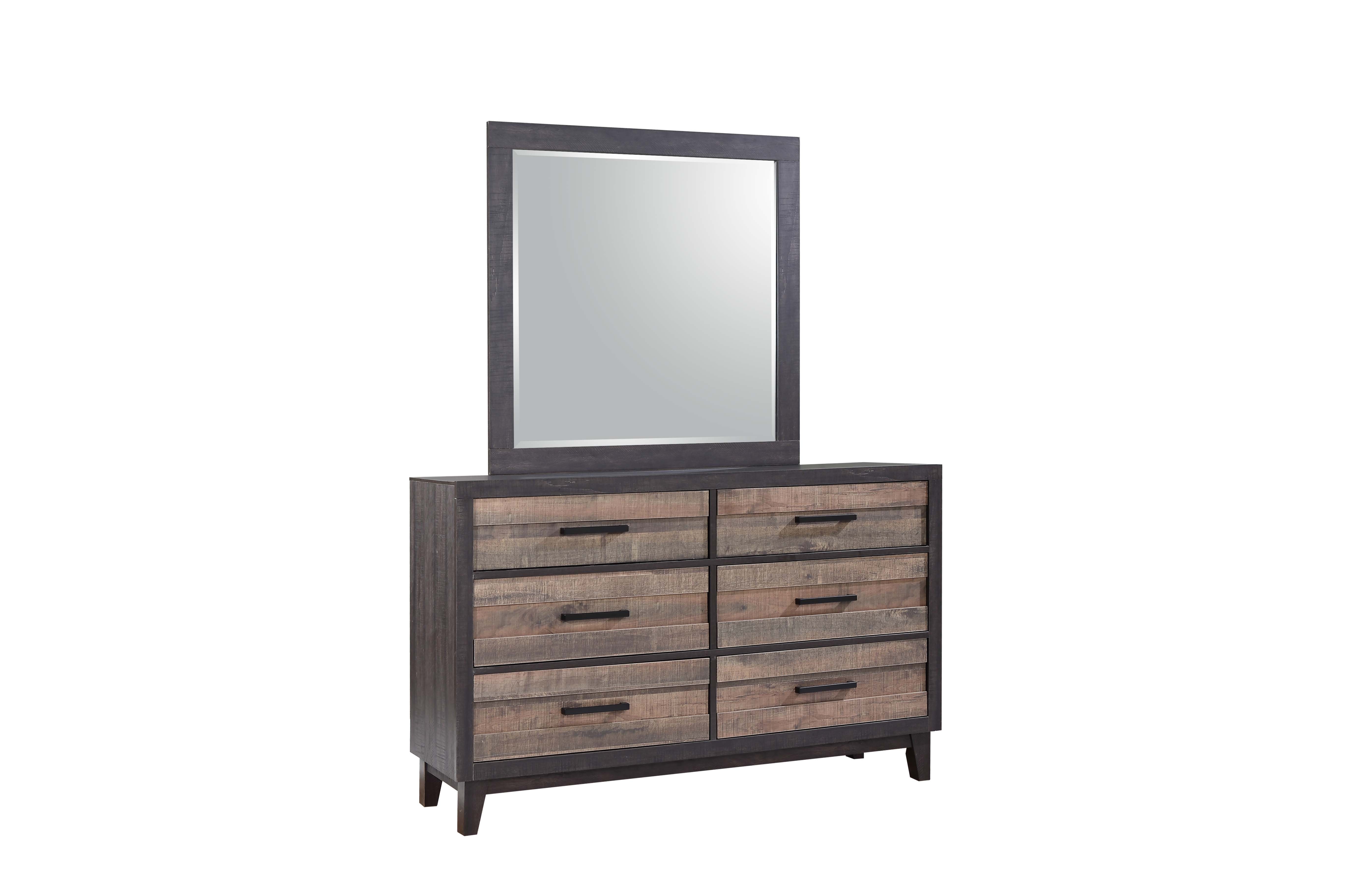 Rustic Industrial Two-Tone Dresser - Tacoma-2