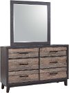 Rustic Industrial Two-Tone Dresser - Tacoma-2