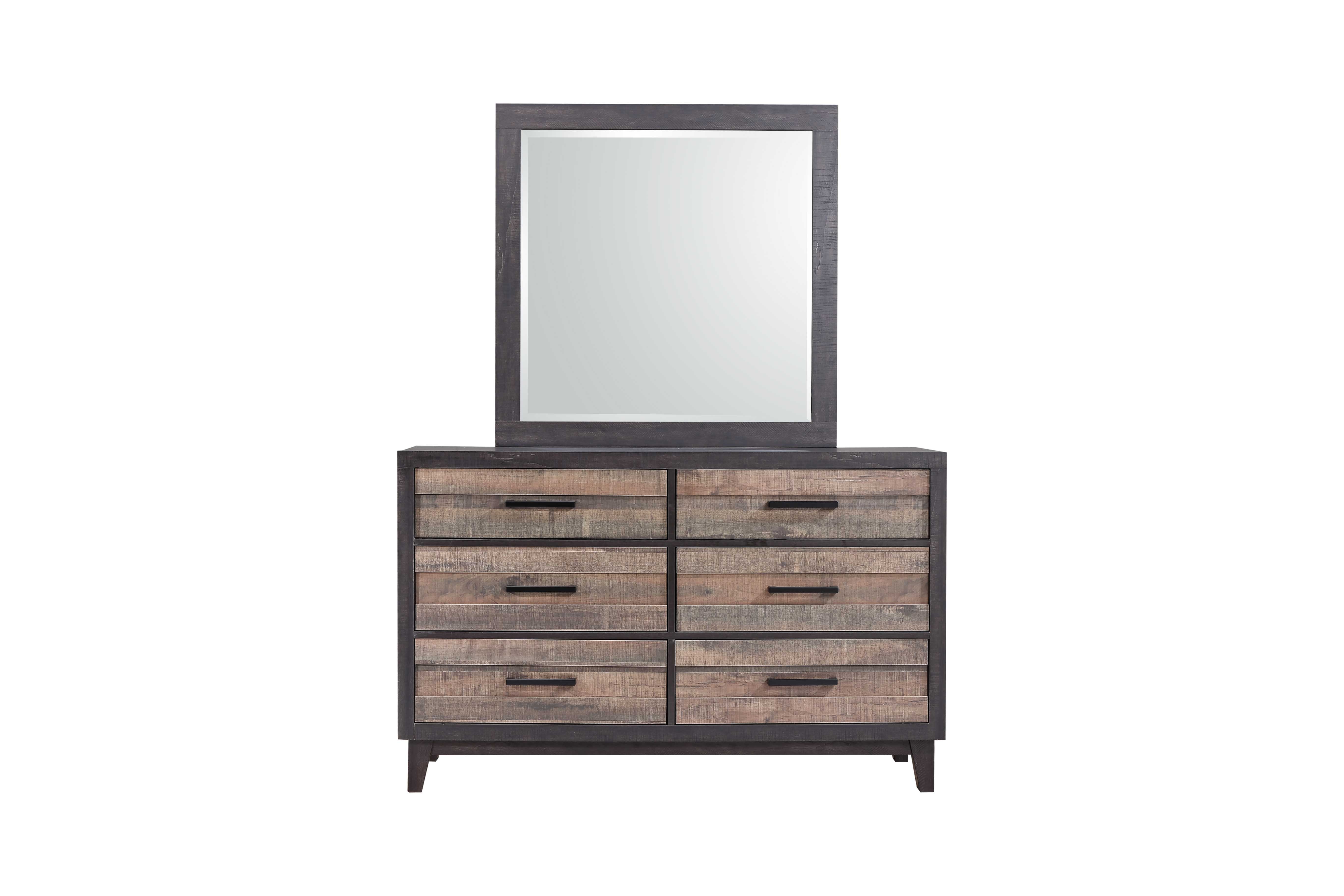 Rustic Industrial Two-Tone Dresser - Tacoma-3