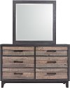 Rustic Industrial Two-Tone Dresser - Tacoma-3