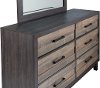 Rustic Industrial Two-Tone Dresser - Tacoma-4