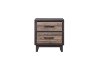 Rustic Industrial Two-Tone Nightstand - Tacoma-2