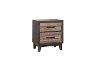 Rustic Industrial Two-Tone Nightstand - Tacoma-3