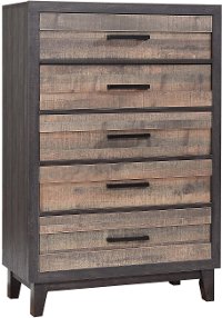 Rustic Industrial Two-Tone Chest of Drawers - Tacoma