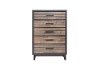 Rustic Industrial Two-Tone Chest of Drawers - Tacoma-2