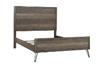 Modern Industrial Gray California King Bed - Urbanite-5