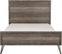 Modern Industrial Gray Queen Bed - Urbanite-3
