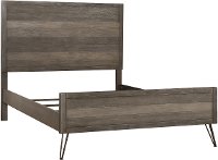 Modern Industrial Gray Queen Bed - Urbanite-5