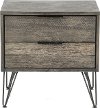 Modern Industrial Gray Nightstand - Urbanite