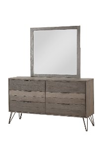 Modern Industrial Gray Dresser - Urbanite-2