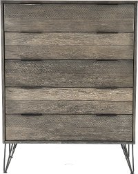Modern Industrial Gray Chest of Drawers - Urbanite