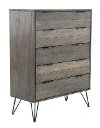 Modern Industrial Gray Chest of Drawers - Urbanite-2
