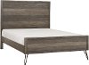 Modern Industrial Gray Full Size Bed - Urbanite