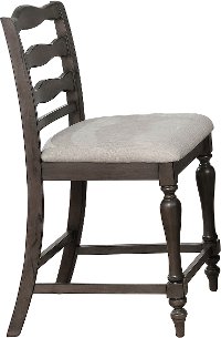 Birch Gray Upholstered Counter Height Stool - Theresa