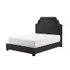 KF705009CL Classic Charcoal Gray Queen Upholstered Bed - Loren-3