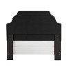 KF705009CL Classic Charcoal Gray Queen Upholstered Bed - Loren-6