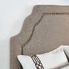 KF705009OL Classic Oatmeal Linen Queen Upholstered Bed - Loren-3