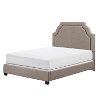 KF705009OL Classic Oatmeal Linen Queen Upholstered Bed - Loren-4