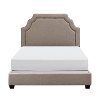 KF705009OL Classic Oatmeal Linen Queen Upholstered Bed - Loren-5