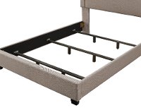 KF705009OL Classic Oatmeal Linen Queen Upholstered Bed - Loren-7