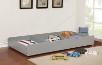 IDF-TR453-GY Classic Contemporary Gray Twin Size Trundle - Jazzy