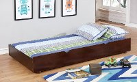 IDF-TR453-EX Classic Contemporary Dark Walnut Twin Size Trundle - Jazzy
