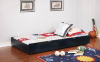 IDF-TR453-BL Classic Contemporary Blue Twin Size Trundle - Jazzy