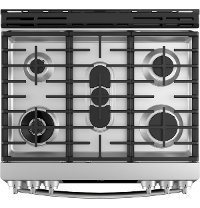 P2S930SELSS GE Profile 30 Inch Dual Fuel Slide In Range - Stainless Steel-3