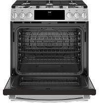 P2S930SELSS GE Profile 30 Inch Dual Fuel Slide In Range - Stainless Steel-4