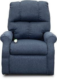 Midnight Blue 3-Position Lift Recliner - Mason