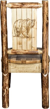 MWGCKSCNLZBEAR Country Bear Dining Chair - Glacier Country-2