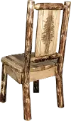 Country Pine Tree Dining Chair - Glacier Country