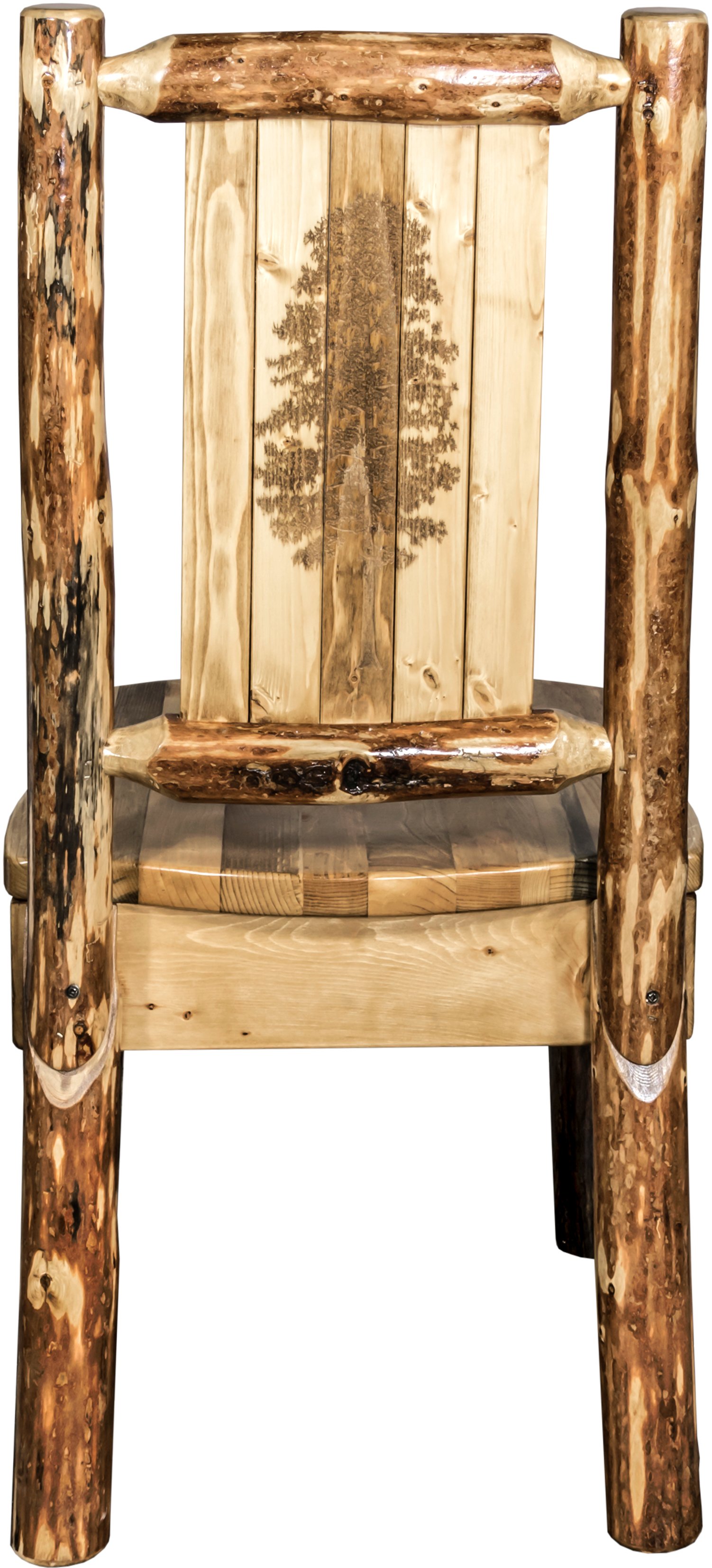 Country Pine Tree Dining Chair - Glacier Country-2