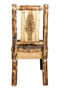MWGCKSCNLZPINE Country Pine Tree Dining Chair - Glacier Country-2