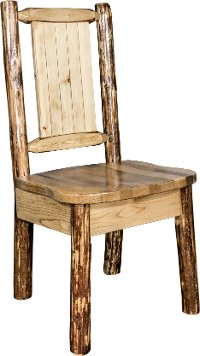 MWGCKSCNLZPINE Country Pine Tree Dining Chair - Glacier Country-4